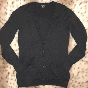 Eddie Bauer Cashmere Cotton Buttoned Cardigan
